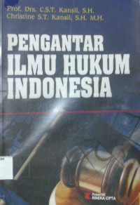 Pengantar Ilmu Hukum Indonesia