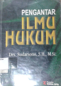 Image of Pengantar Ilmu Hukum
