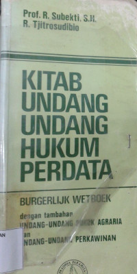 Kitab Undang-Undang Hukum Perdata