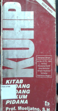 Kitab Undang-Undang Hukum Pidana