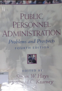 Image of Public personnel administration problems and prospects