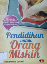 Image of Pendidikan untuk Orang Miskin