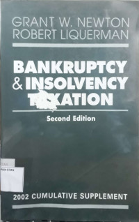 Image of Bankruptcy And Insolvency Taxation
