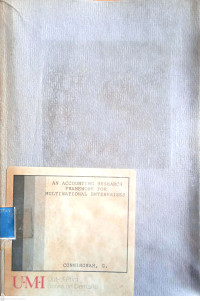 Image of An Accounting Research Framework for Multinational Enterprises