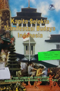 Image of Kapita Selekta Manifestasi Budaya Indonesia