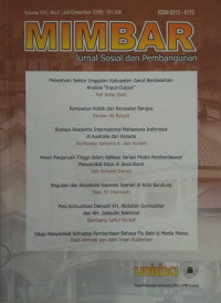 Mimbar: Jurnal Sosial dan Pembangunan
