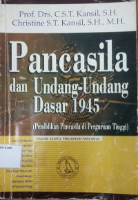 Pancasila dan UUD 1945 Bagian Kesatu