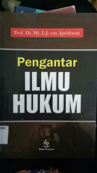 Image of Pengantar Ilmu Hukum