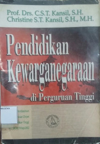 Pendidikan Kewarganegaraan di Perguruan Tinggi